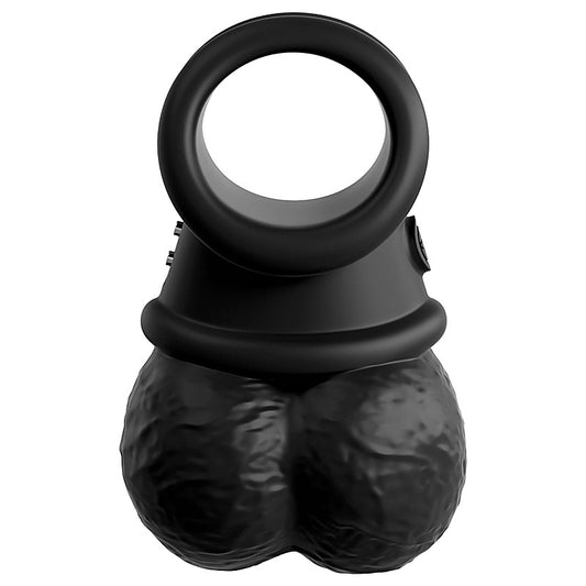 King Cock Elite The Crown Jewels Vibrating Silicone Balls - Ball and Cock Toys