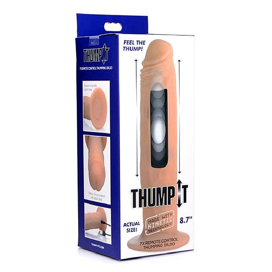 Thump It 7x Remote Control Thumping Dildo by XR Brands - Realistic Dildos