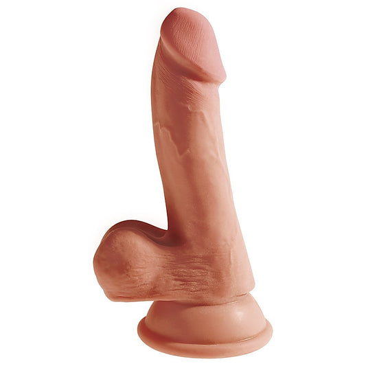 King Cock Plus 6.5 Inch Triple Density Cock with Balls - Realistic Dildos