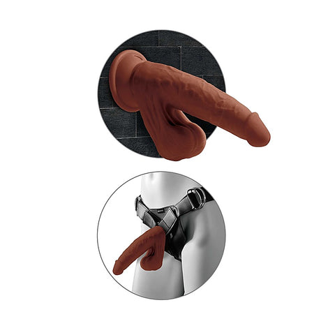King Cock Plus 8 Inch Triple Density Cock - Realistic Dildos