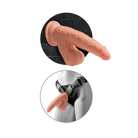 King Cock Plus 7 Inch Triple Density Cock - Realistic Dildos