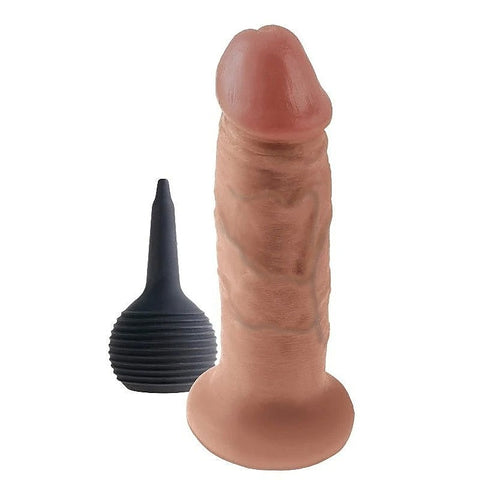 King Cock 7 Inch Realistic Squirting Cock - Realistic Dildos