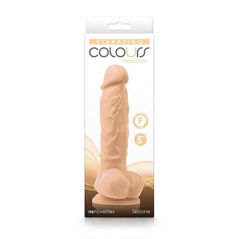 Colors Pleasures 5-Inch Vibrating Dildo by NS Novelties - Body Wands