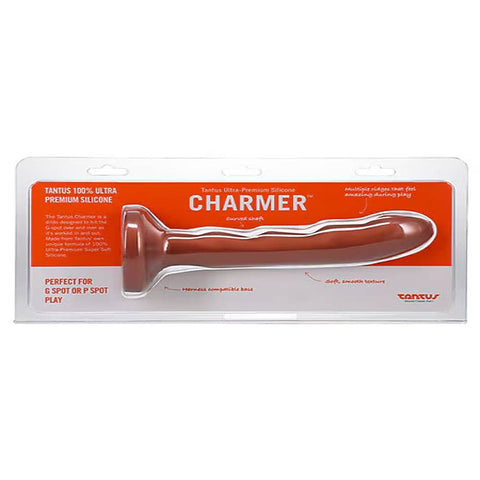 Tantus Charmer G Spot Dildo Premium Silicone Textured Shaft Design - Realistic Dildos