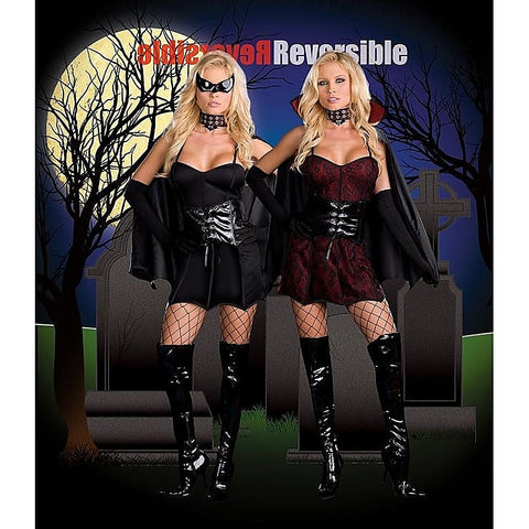 Twice Bitten Reversible Costume by Dream Girl Lingerie - Fancy Dress Ups