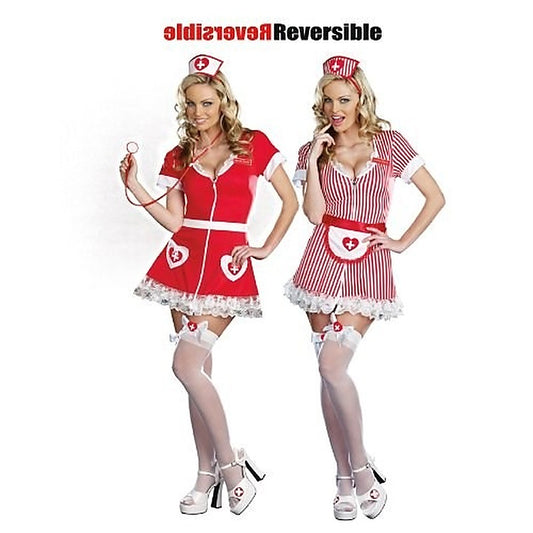 Ivanna Doctor Reversible Costume by Dream Girl Lingerie - Fancy Dress Ups