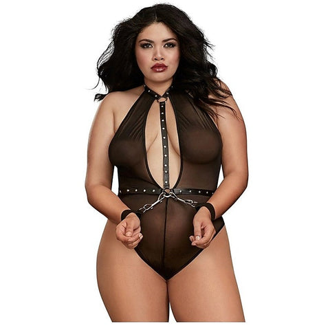 Teddy with Clasped Wrist Restraints Play Set - Babydolls and Chemises