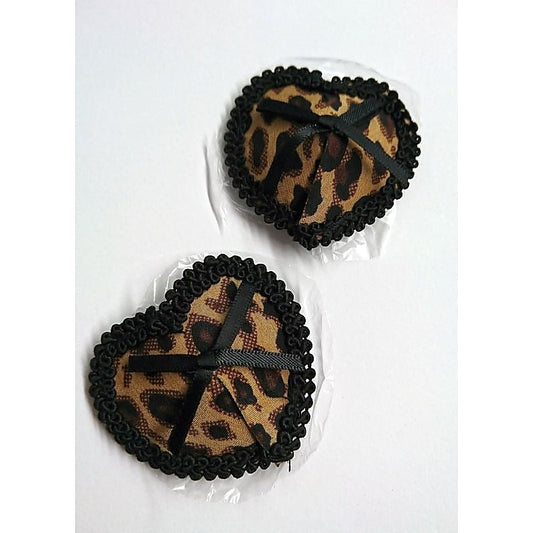 Leopard Print Nipple Pasties by Ella Bidoe - Fancy Dress Ups