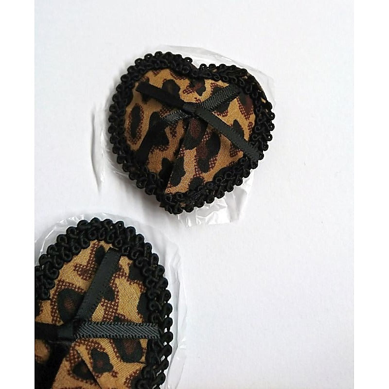 Leopard Print Nipple Pasties by Ella Bidoe - Fancy Dress Ups