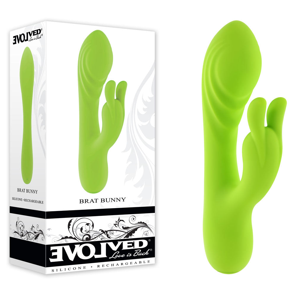 Evolved Brat Bunny USB Dual Action Rabbit Vibrator - Rabbit Vibrators
