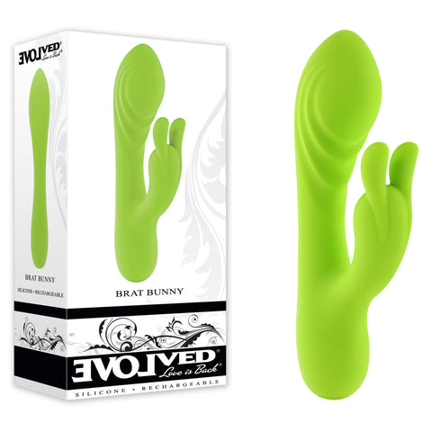 Evolved Brat Bunny USB Dual Action Rabbit Vibrator - Rabbit Vibrators
