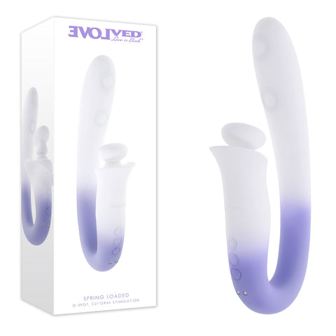 Evolved SPRING LOADED Rechargeable Multi-Tapping Vibrator - Clit Ticklers and Pulsators