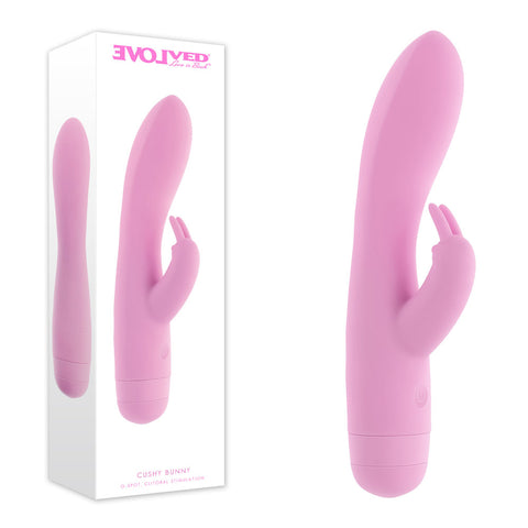 Evolved CUSHY BUNNY 7 Functions Silicone Rabbit Vibrator - Rabbit Vibrators