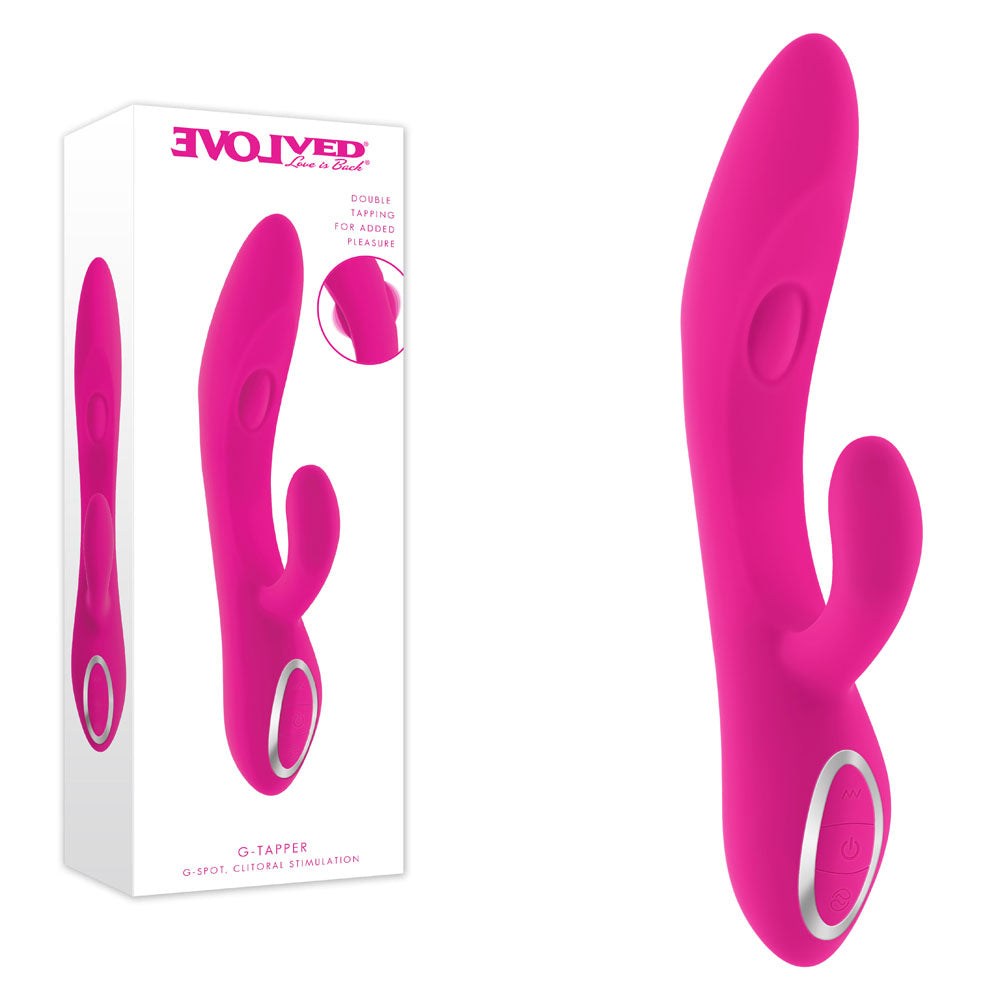 Evolved G-TAPPER USB Rechargeable Rabbit Vibrator - - Rabbit Vibrators