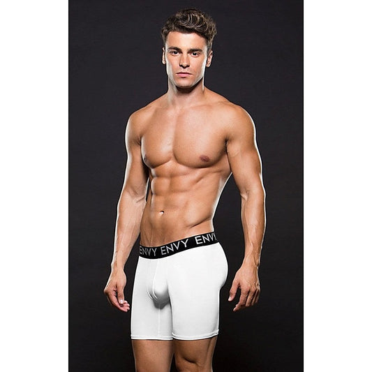 Micro Lowrise Logo Athletic Long Boxer by Envy Menswear - Jocks and G-Strings
