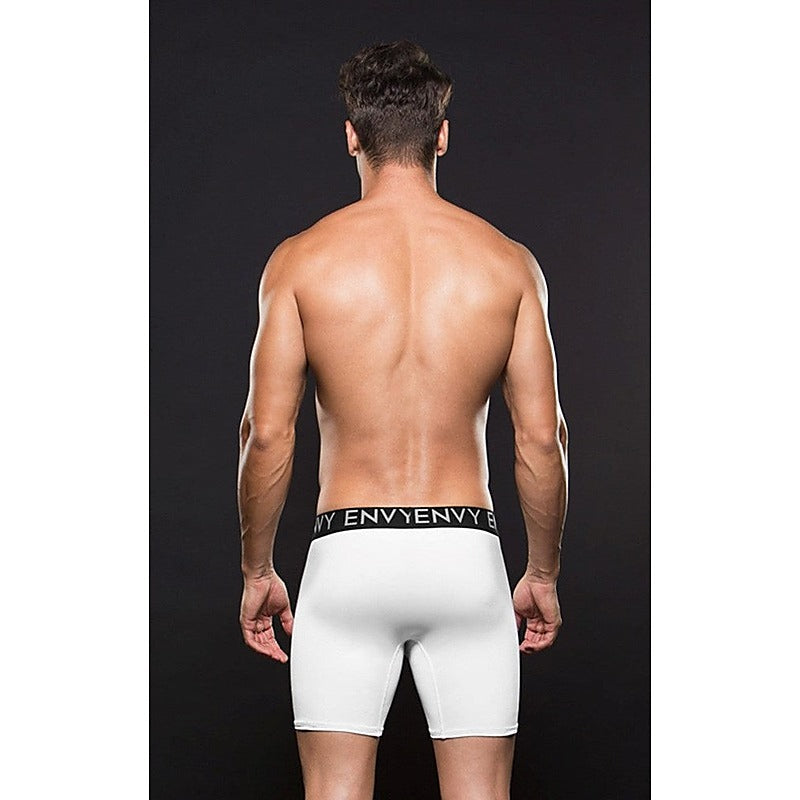Micro Lowrise Logo Athletic Long Boxer by Envy Menswear - Jocks and G-Strings