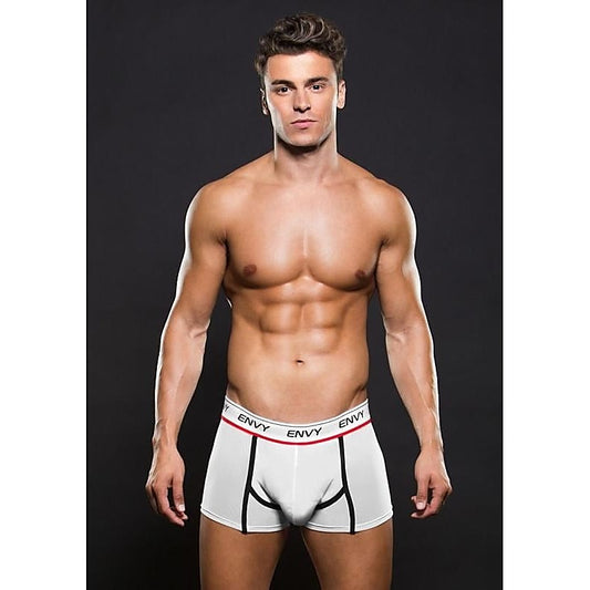 Logo Elastic Low Rise Mesh Trunk by Envy Menswear - Jocks and G-Strings