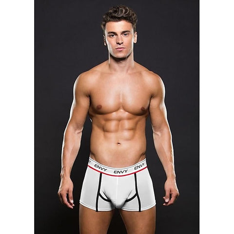 Logo Elastic Low Rise Mesh Trunk by Envy Menswear - Jocks and G-Strings