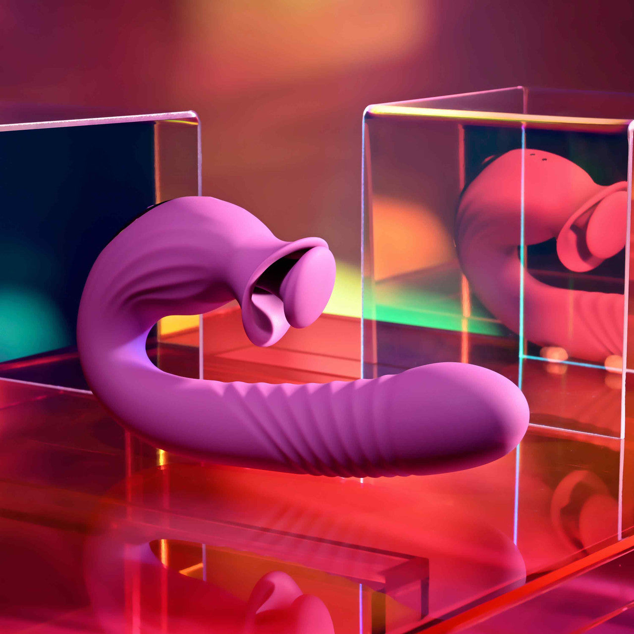Evolved DEEP ECSTASY Thrusting and Tapping Clitoral Vibrator - Clit Ticklers and Pulsators