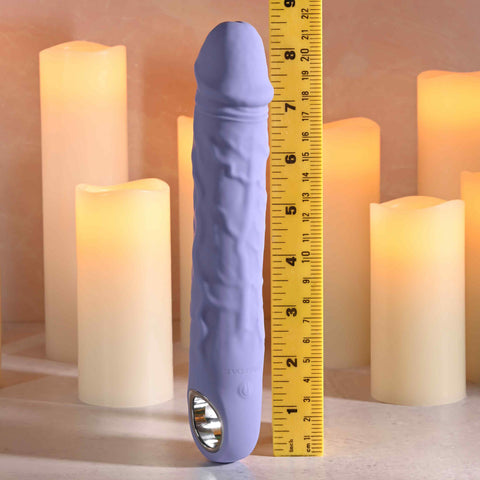 Evolved Large Purple Fantasy USB Power Vibrator - G-Spot Vibrators