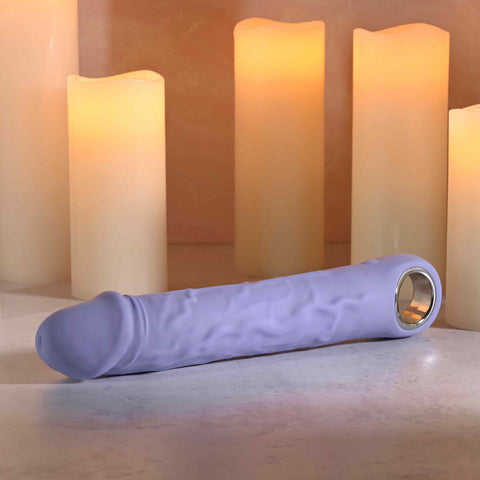Evolved Large Purple Fantasy USB Power Vibrator - G-Spot Vibrators