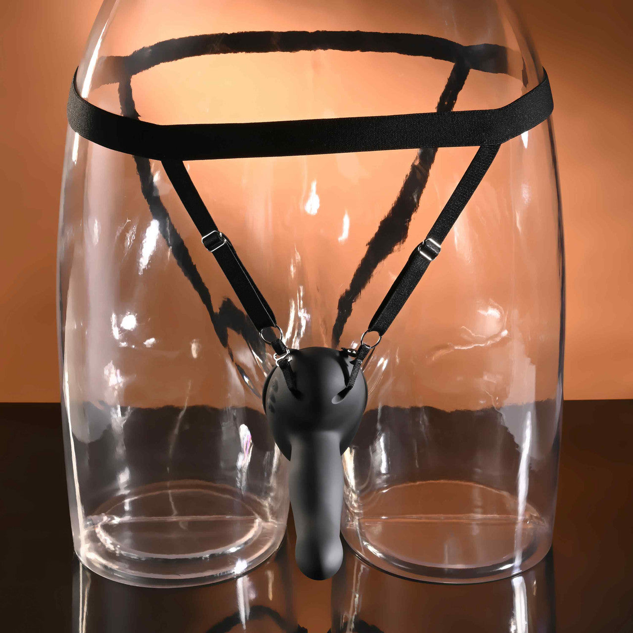 Evolved COME CLOSER Vibrating Strap-On with Remote - - Strap On Sextoys