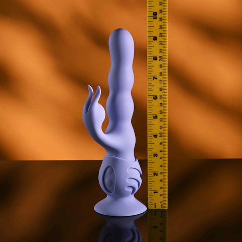 Evolved WIGGLY BUNNY Rabbit Vibrator with Suction Base