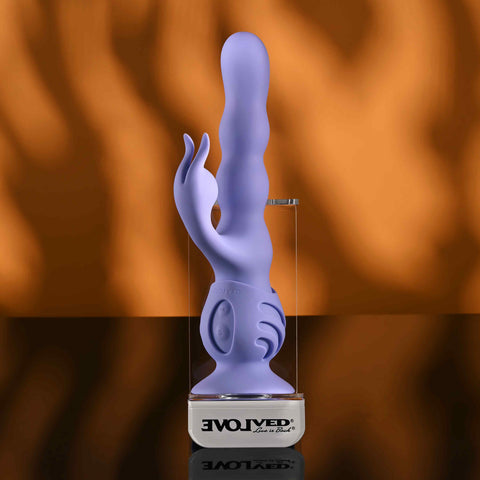 Evolved WIGGLY BUNNY Rabbit Vibrator with Suction Base