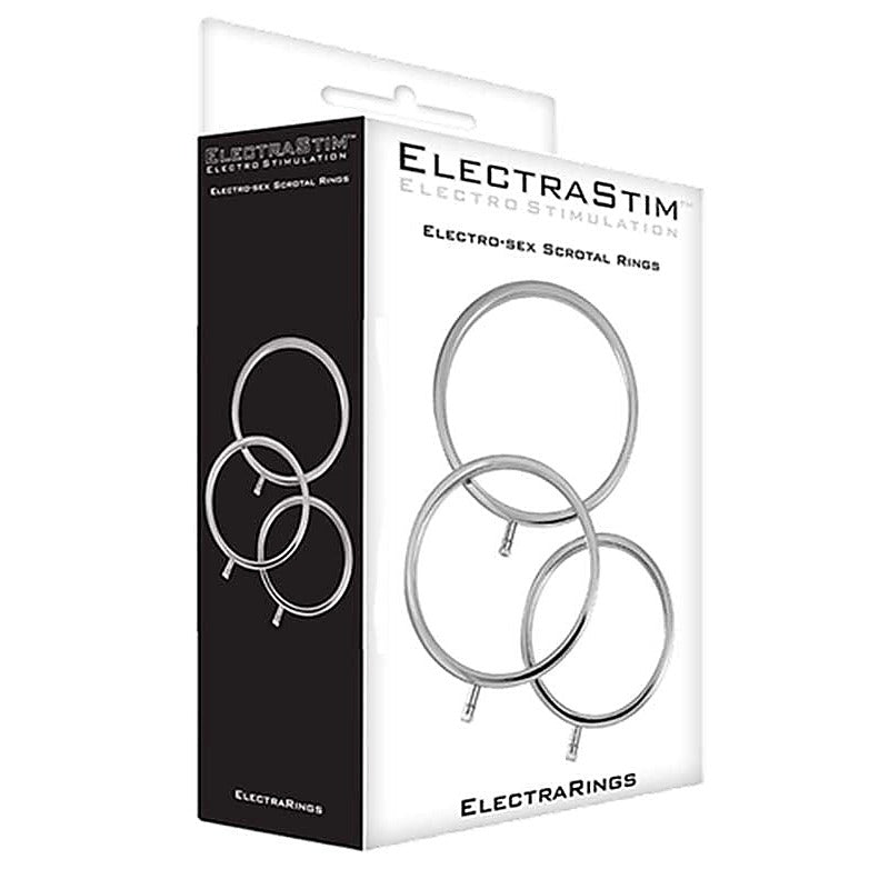 ElectraRings Metal Scrotal Rings by Electrastim - Electro Sex