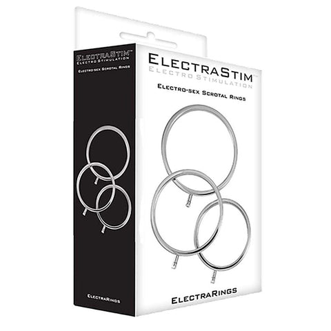 ElectraRings Metal Scrotal Rings by Electrastim - Electro Sex