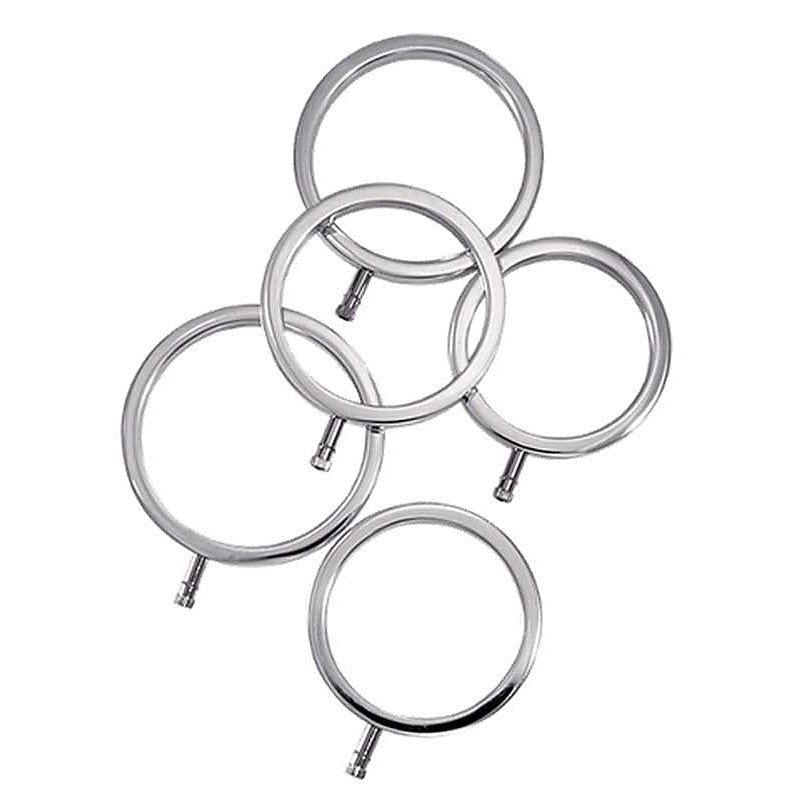 Electrastim Solid Metal Rings Conductive Penis Cock Ring - Electro Sex