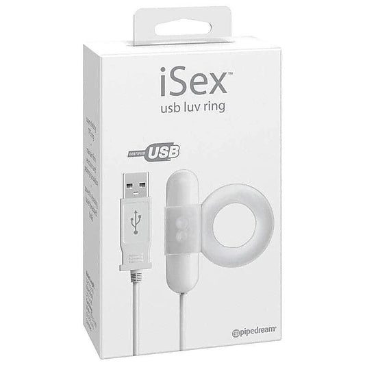 iSex USB Luv Cock Ring Vibrator by Pipedream - Ball and Cock Toys