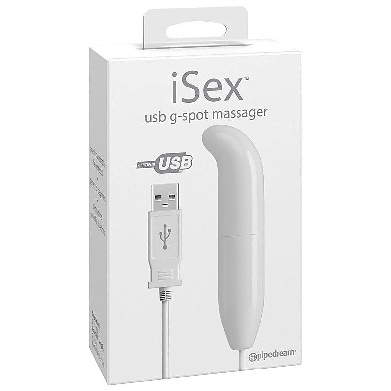 iSex USB Rechargeable G-Spot Massager by Pipedream - G-Spot Vibrators
