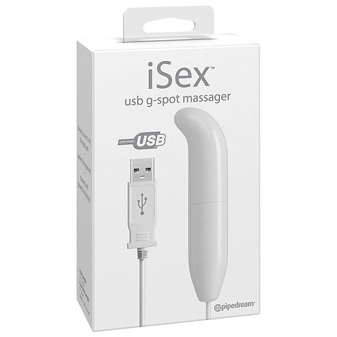 iSex USB Rechargeable G-Spot Massager by Pipedream - G-Spot Vibrators