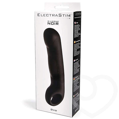 Silicone Noir Ovid G-Spot Dildo by Electrastim - Electro Sex