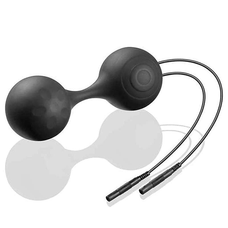 Silicone Noir Lula Kegel Balls by Electrastim - Love Eggs and Kegel Exercisers