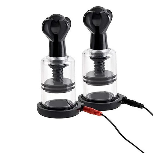 Shock Therapy Electro Nipple Suckers by Pipedream Products - Electro Sex