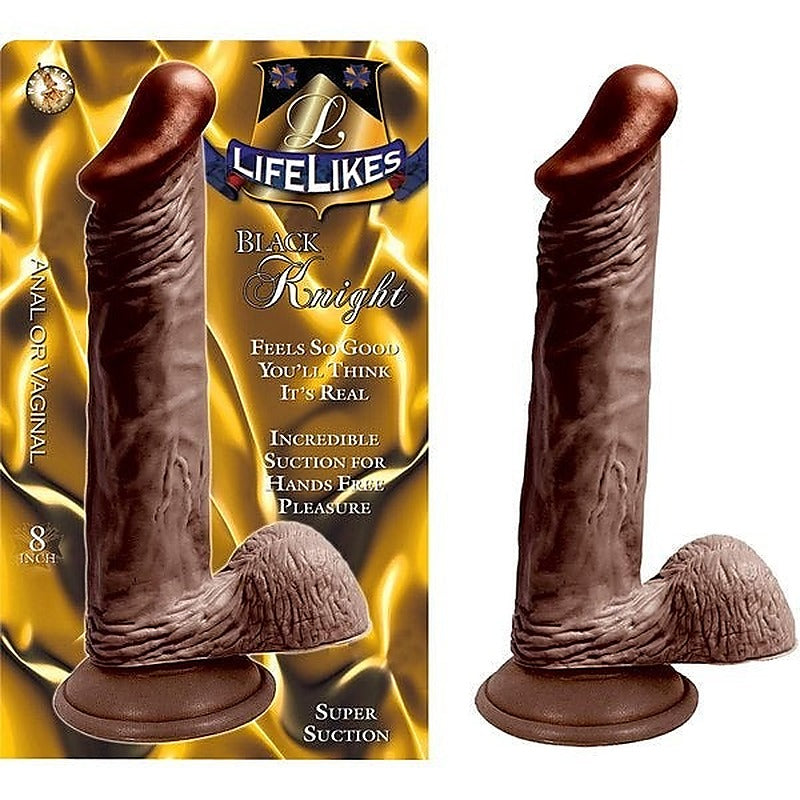Black Knight Realistic 7-Inch Dildo by Nasstoys - Realistic Dildos