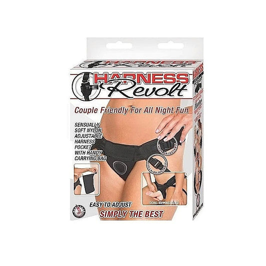 Revolt Velvet Strap-On Harness by Nasstoys - Strap On Sextoys