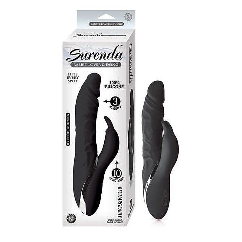 Surenda Rabbit Lover And Dong 3 Speed Rotating Shaft - Rabbit Vibrators