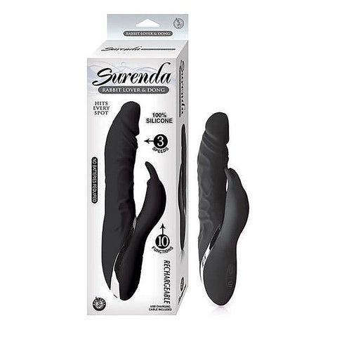 Surenda Rabbit Lover And Dong 3 Speed Rotating Shaft - Rabbit Vibrators