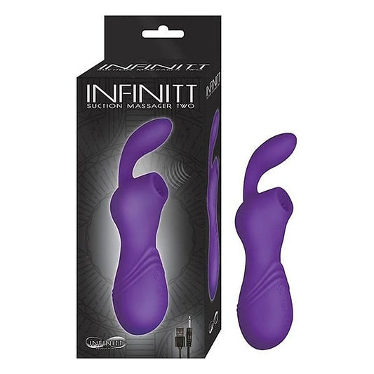 INFINITT Dual Pleasure Suction Massager by Nasstoys - Clit Ticklers and Pulsators