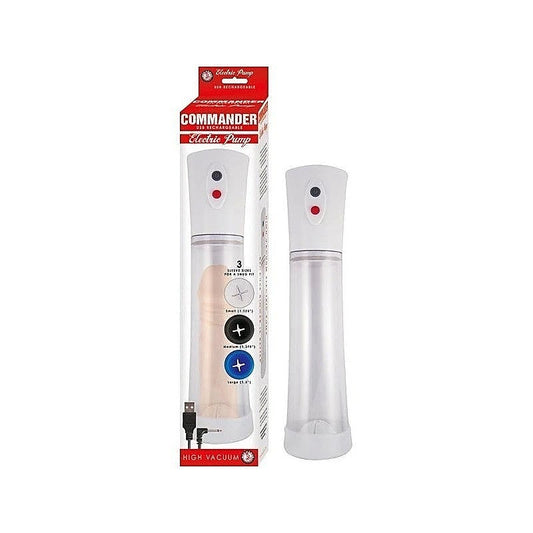 COMMANDER Rechargeable Cock Pump by Nasstoys - Pumps, Extenders and Sleeves