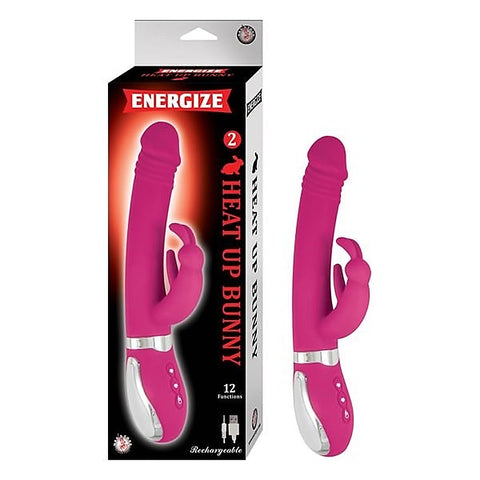 Energize Heat Up Bunny 2 Waterproof Phthalates Free - Rabbit Vibrators