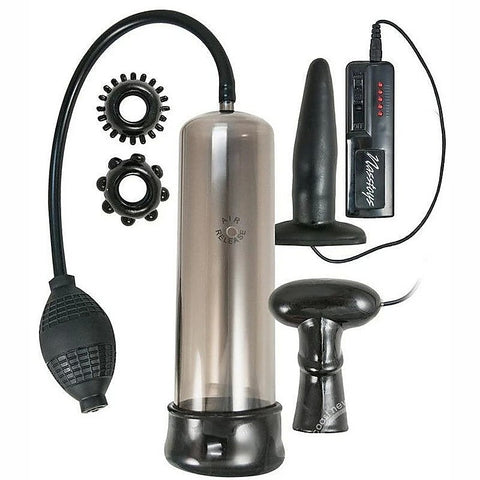 COMMANDER Premium Vibrating Penis Pump by Nasstoys - Penis Pumps And Stretchers