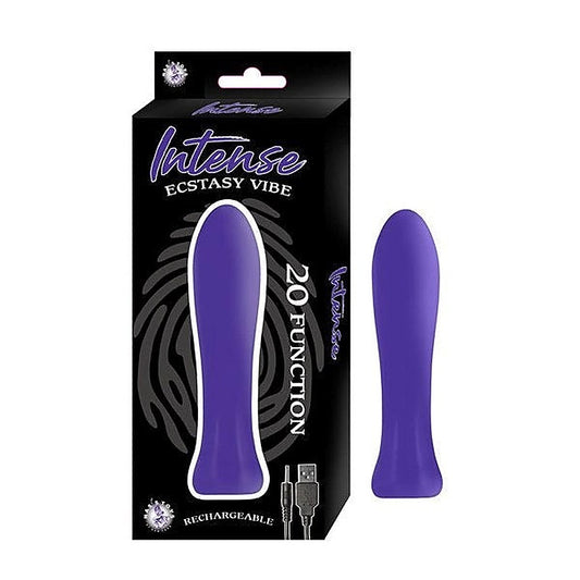 INTENSE Ecstasy 4.5" Rechargeable Silicone Vibe by Nasstoys - Bullet Vibrators