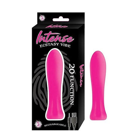 Intense Ecstasy 4 5 Inch Vibe Soft Silicone 20 Mode - Bullet Vibrators