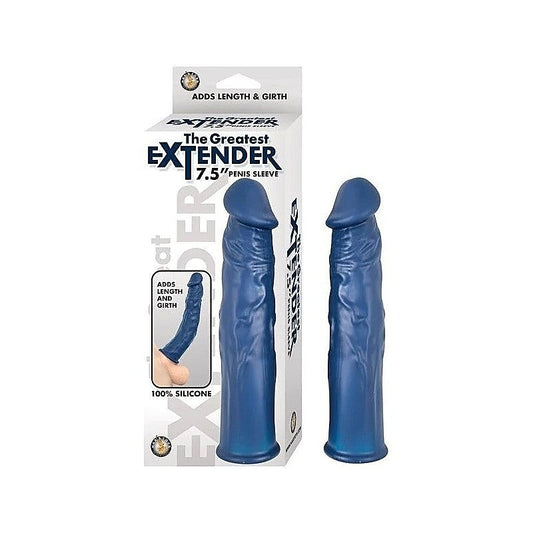 Silicone Penis Enlargement Sleeve - 7.5 Inches by Nasstoys - Pumps, Extenders and Sleeves