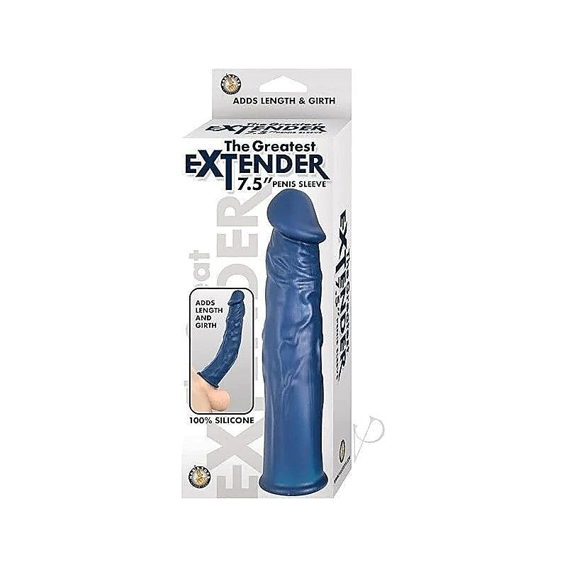 Silicone Penis Enlargement Sleeve - 7.5 Inches by Nasstoys - Pumps, Extenders and Sleeves