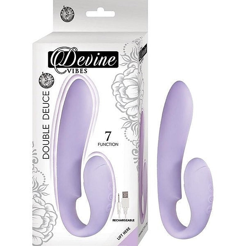 Dual Delight Rechargeable Silicone Massager by Nasstoys - G-Spot Vibrators